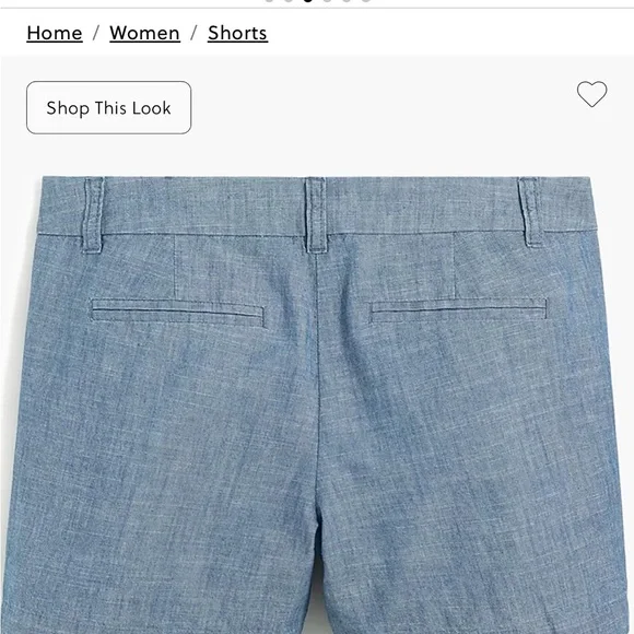 J. Crew Light Blue Women's Shorts - Picture 4 of 5